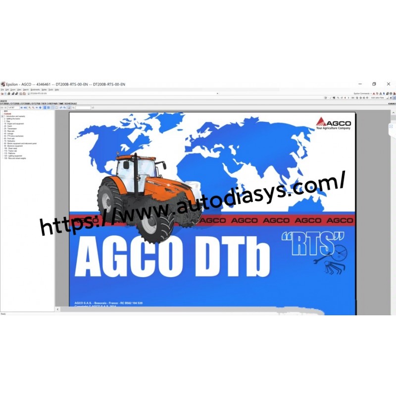 Agco North America NA [01.2021] Parts Books & Workshop Service Manuals
