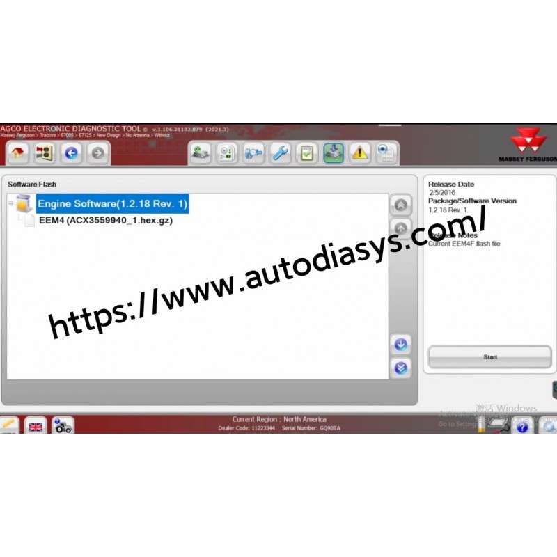 Agco EDT Electronic Diagnostic Tool v1.120.22 [04.2023] 