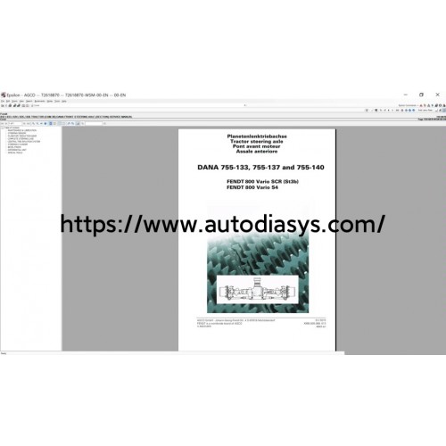 Agco Fendt NA [01.2021] Parts Books & Workshop Service Manuals