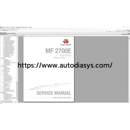 Agco Massey Ferguson NA [01.2021] Parts Books & Workshop Service Manuals