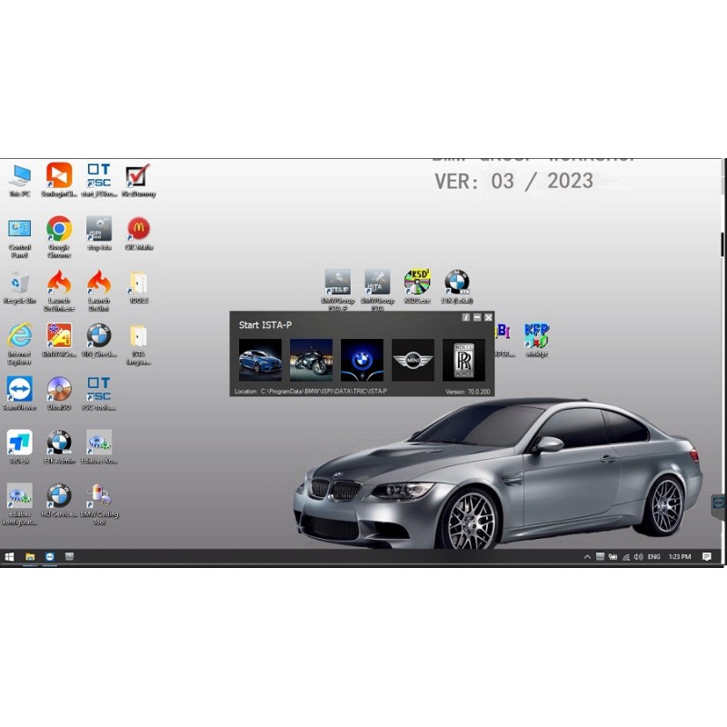 BMW ICOM Latest V2023.06 Software 1000G SSD For BMW ICOM Next BMW ICOM A2 A3 with Engineers Programming 