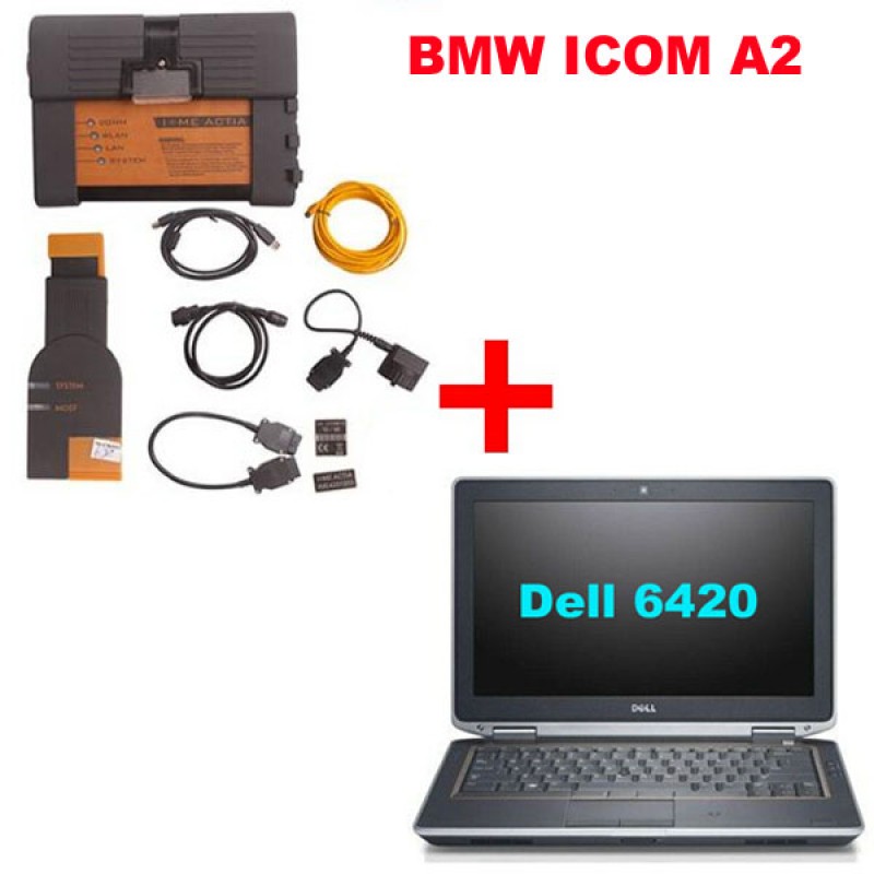 ICOM A2 for BMW With V2023.06 Engineers software Plus DELL E6420 Laptop Preinstalled Ready to Use 