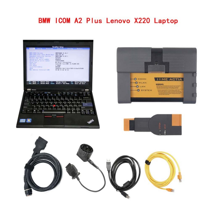 V2023.06 BMW ICOM NEXT BMW ICOM A2 A+B+C BMW Diagnostic Tool Plus Lenovo X220 I5 4GB Laptop Ready to Use 