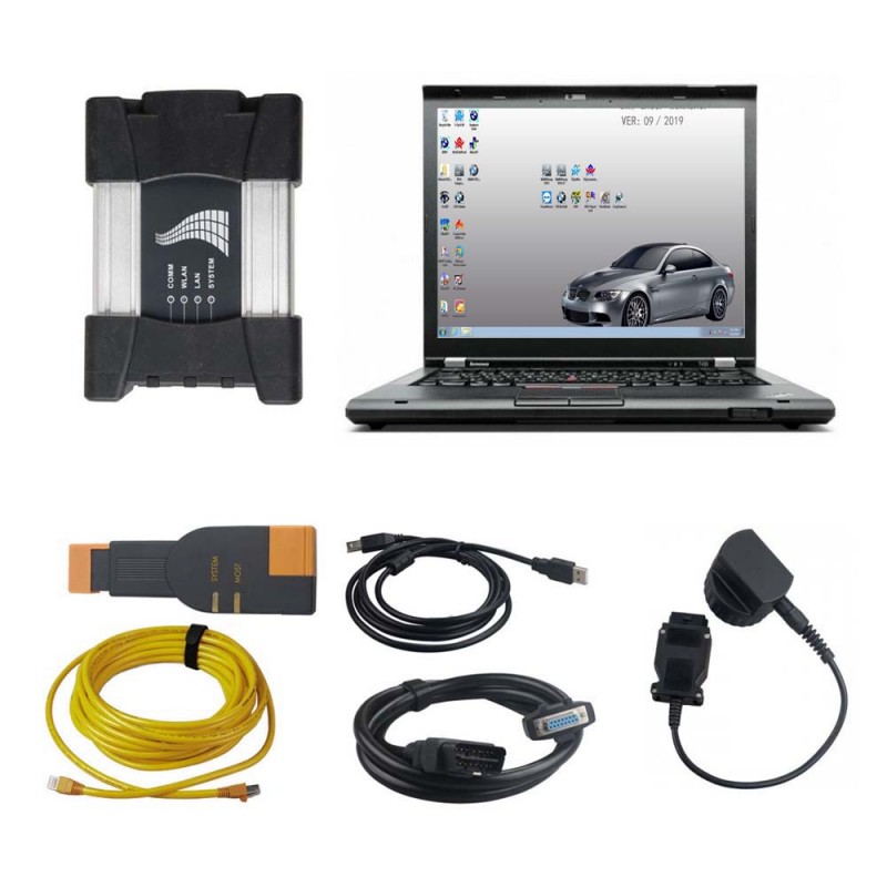 V2023.06 BMW ICOM NEXT A+B+C BMW ICOM A3+B+C BMW Diagnostic Tool Plus Lenovo T430 I5 8G Laptop With Engineers software 