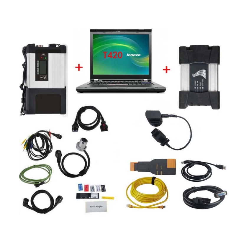 V2023.06 DOIP MB STAR C5 + V2023.06 BMW ICOM NEXT With Lenovo T420 laptop BENZ BMW Softwares Full Set Ready to Use 