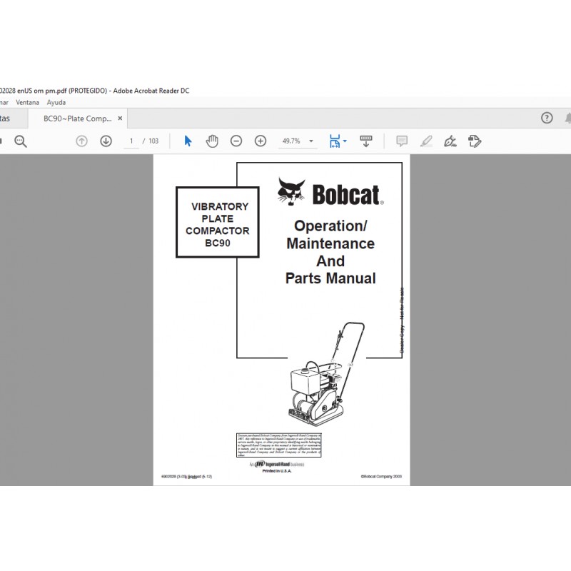 Bobcat Service Library [02.2021] Service & Maintenance Manuals