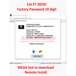 Caterpillar Electronic Technician Cat ET2023C and CAT SIS 2021 