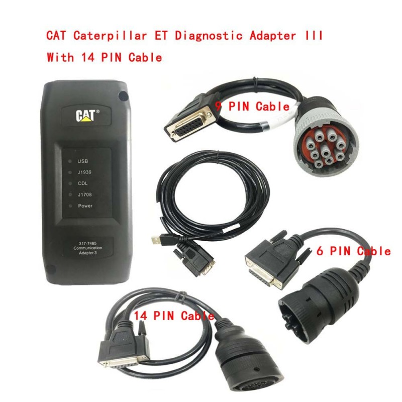 CAT Caterpillar ET 2023ADiagnostic Adapter III Cat Communication Adapter 3 (Real Caterpillar ET3 Adapter 3) 