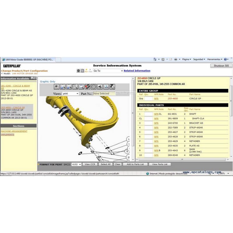 Caterpillar Service Information System Cat SIS 2022 EPC repair software Parts catalog + repair manuals 