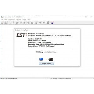 Caterpillar Electronic Technician Cat ET 2022A V1.0 and Perkins Electronic Service Tool 2022A v1.0 Perkins EST Diagnostic software 