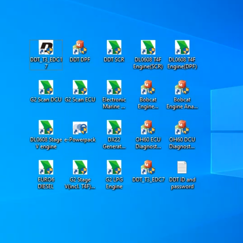 Doosan Diagnostic Tool software installation package DDT 2024 Doosan Diagnostic Tool 
