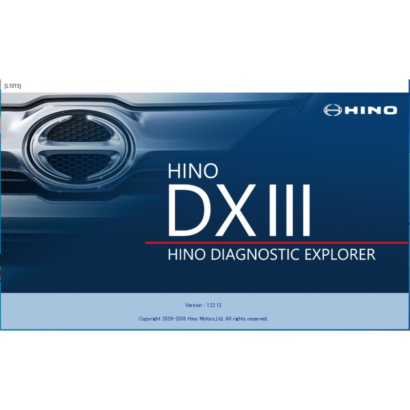 Hino Diagnostic EXplorer 3 - Hino DX3 V1.22.10 [12.2022]+keygen 