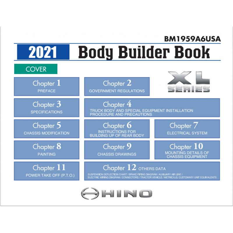 HINO Truck Workshop Service Manual-Includes Engines-2001-2021[English]