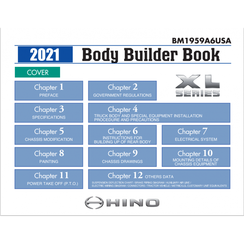 HINO Truck Workshop Service Manual-Includes Engines-2001-2021[English] 