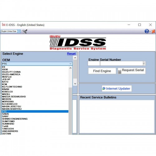  Isuzu Diagnostic Service System E-IDSS [2022.11] for Isuzu excavator engine