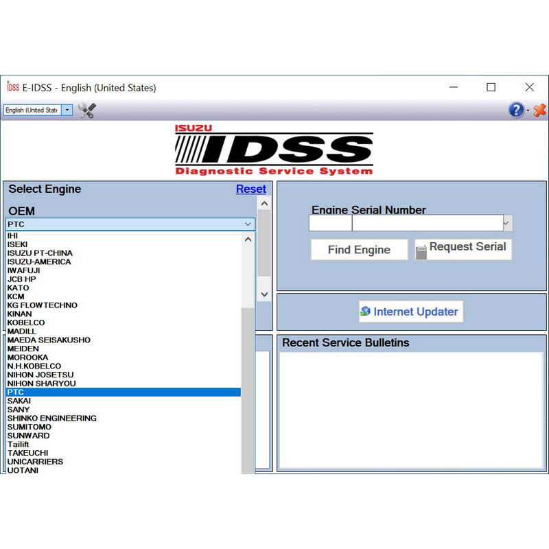  Isuzu Diagnostic Service System E-IDSS [2022.11] for Isuzu excavator engine 
