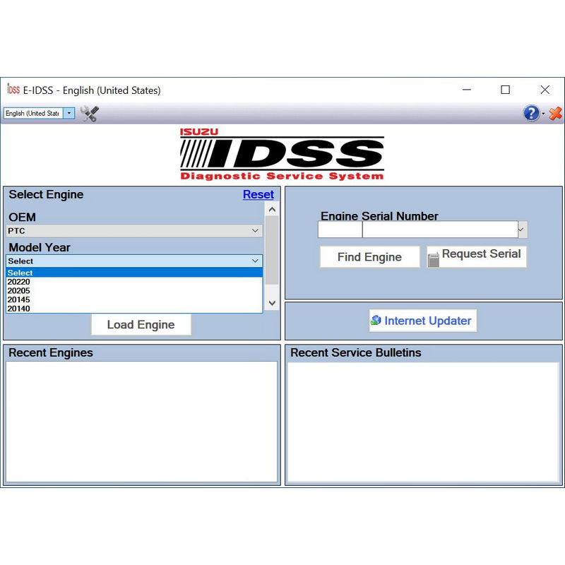  Isuzu Diagnostic Service System E-IDSS [2022.11] for Isuzu excavator engine