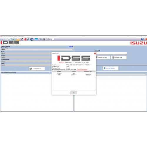 Isuzu G-IDSS Diagnostic Service System 2024