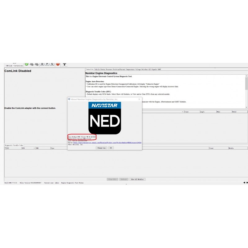 International Navistar Engine Diagnostics NED v7.8.2 2022+Crack 