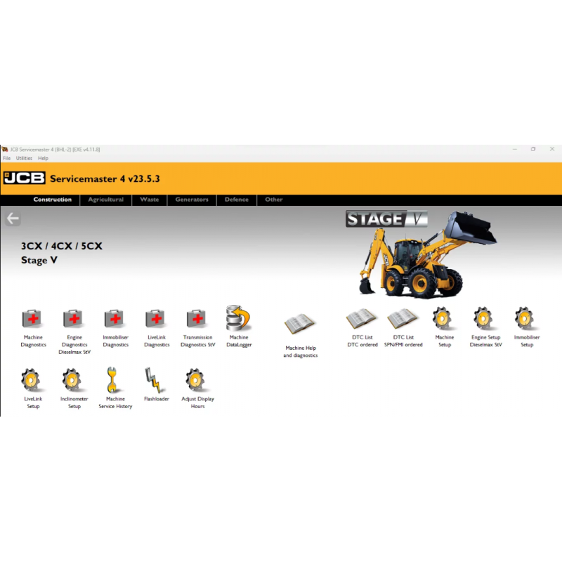 JCB SERVICE MASTER 4 23.5.3 