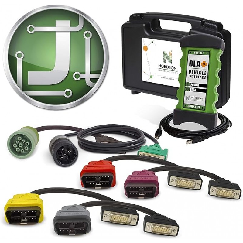 JPRO Professional 2024 V3 Heavy Truck Diagnostic Scanner Tool Noregon JPro DLA+ 2.0 Adapter Kit