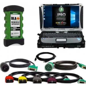 Noregon JPRO Professional 2023 V2 Truck Diagnostics Scan Tool Plus Panasonic CF19 T420 I5 4GB 