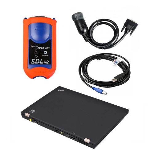 V5.3.225 AG+CF John Deere Service Advisor EDL V2 Electronic Data Link Truck Diagnostic Tool Plus lenovo T420 laptop