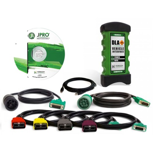 JPRO Professional 2022 V3 Heavy Truck Diagnostic Scanner Tool Noregon JPro DLA+ 2.0 Adapter Kit