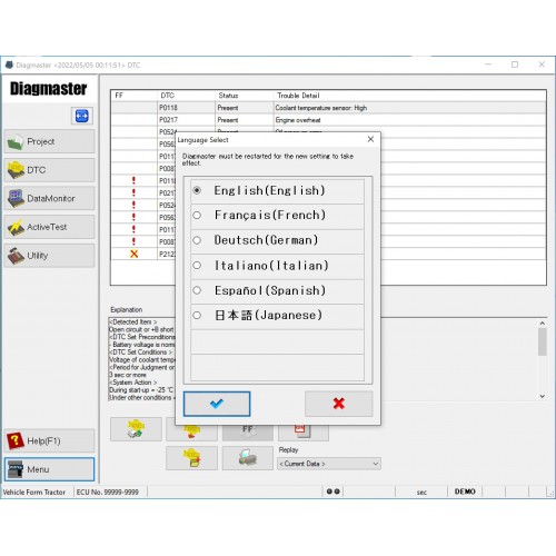 Kubota Takeuchi Diagmaster  v20.11.01 [2022] Level 6