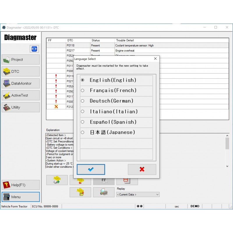 Kubota Takeuchi Diagmaster  v20.11.01 [2022] Level 6 