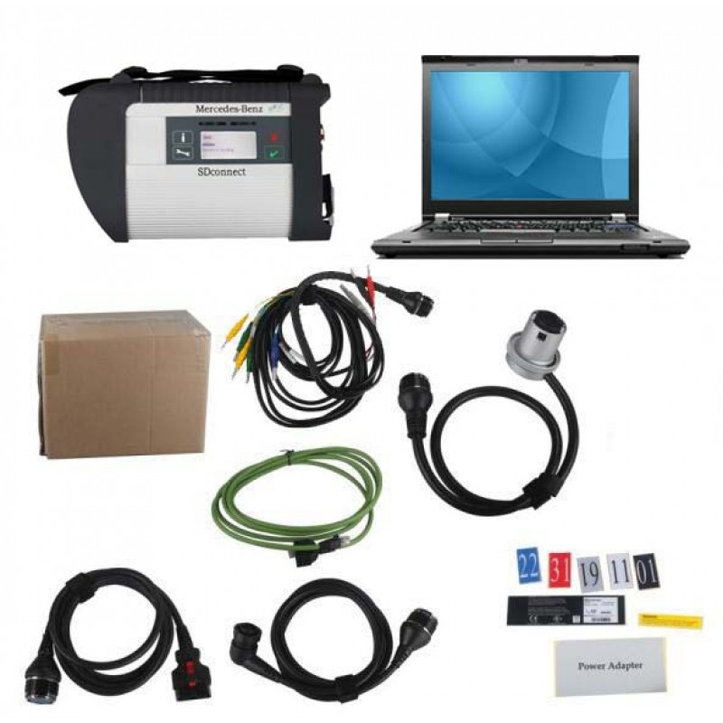 V2023.06 DOIP MB SD Connect C4/C5 Star Diagnosis Plus Lenovo T420 Laptop With Vediamo and DTS Engineering Software 