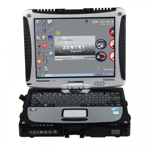 V2023.06 DOIP MB SD Connect C5 Star Diagnosis Plus Panasonic CF19 I5 Laptop With Vediamo and DTS Engineering Software