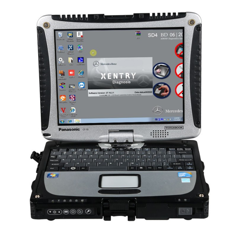 V2023.06 DOIP MB SD Connect C5 Star Diagnosis Plus Panasonic CF19 I5 Laptop With Vediamo and DTS Engineering Software 