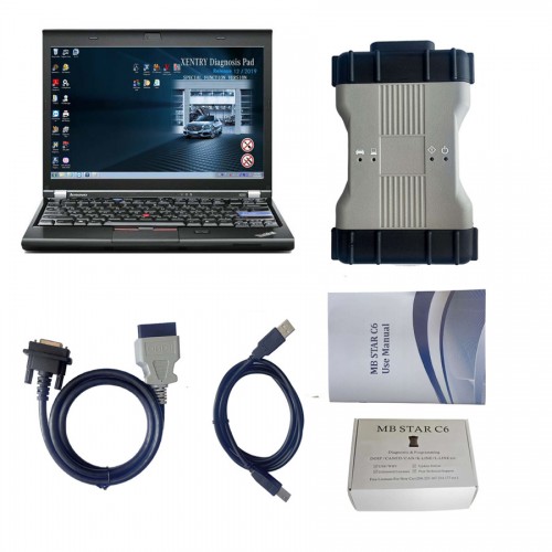 V2023.06 Mercedes BEZN C6 MB SD Connect C6 Benz Xentry diagnosis DOIP VCI PLUS lenovo X220 Laptop i5 512G SSD