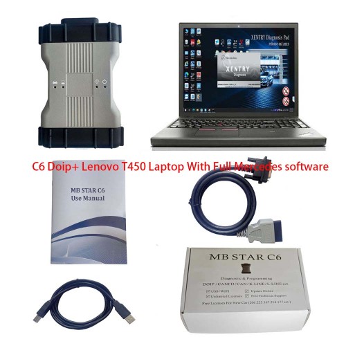 V2023.06 Mercedes BEZN C6 MB SD Connect C6 Benz Xentry diagnosis VCI OEM DOIP Xentry Diagnosis tool with Software