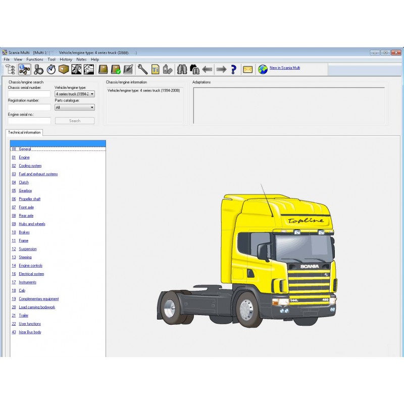 2024.10 Scania Multi Spare Parts & Manuals 