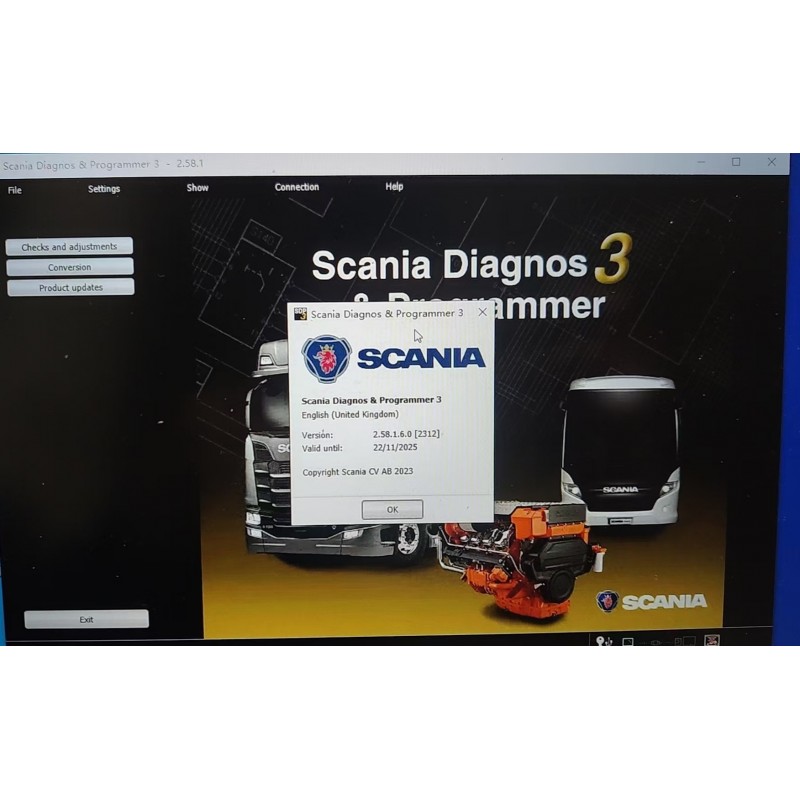 Scania SDP3 Diagnos & Programmer v2.58.1.6 no Dongle 