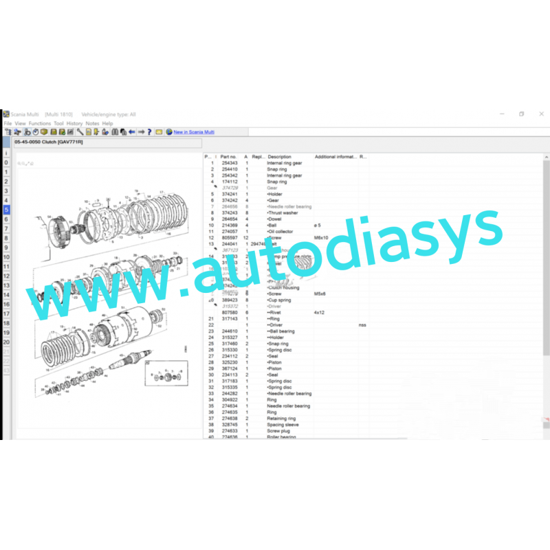 Scania Multi 2023.05 Service Information & Spare Parts Catalog 