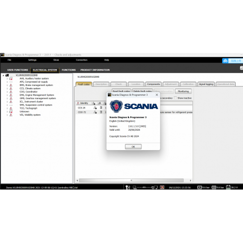 [11.2024] Scania SDP3 2.63.1 Diagnosis & Programming Truck Software