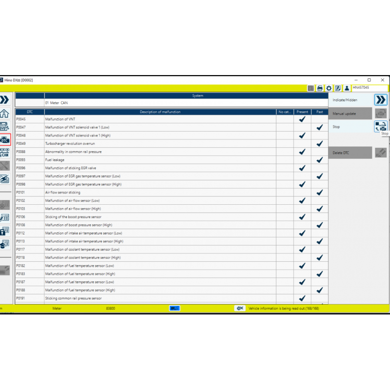 Hino DX3 Diagnostic eXplorer v1.23.6 