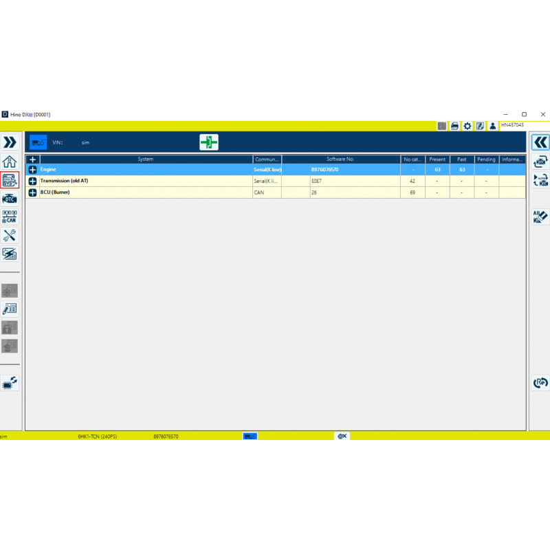 Hino DX3 Diagnostic eXplorer v1.23.6 