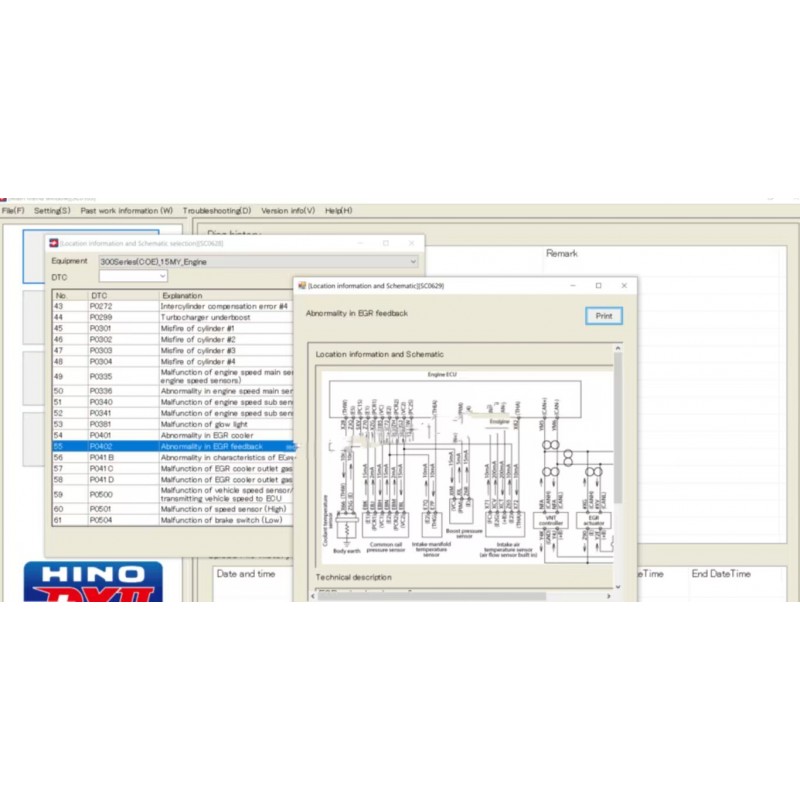 Hino Diagnostic eXplorer DX2 1.1.22.3 Diagnostic Software 