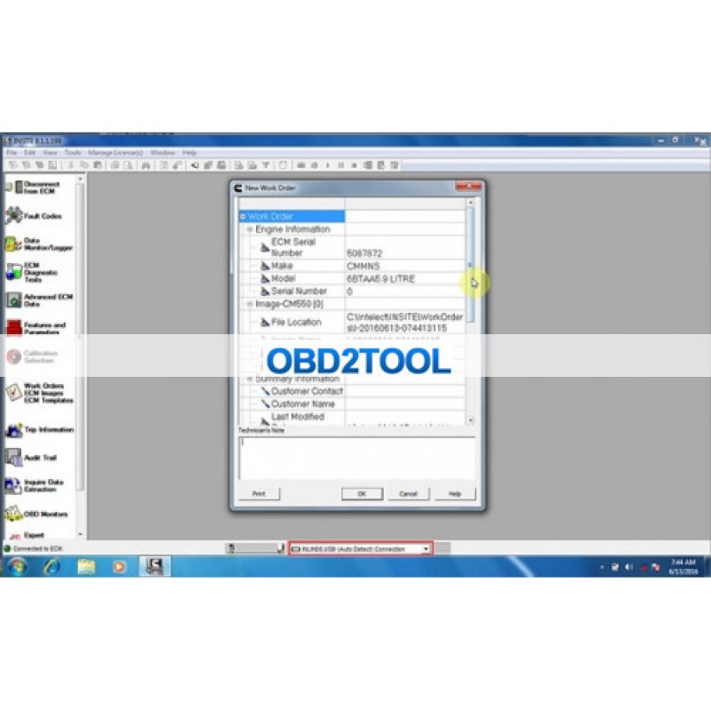 Cummins INSITE 8.5 Software 8.5 Pro Version No Time Limited 