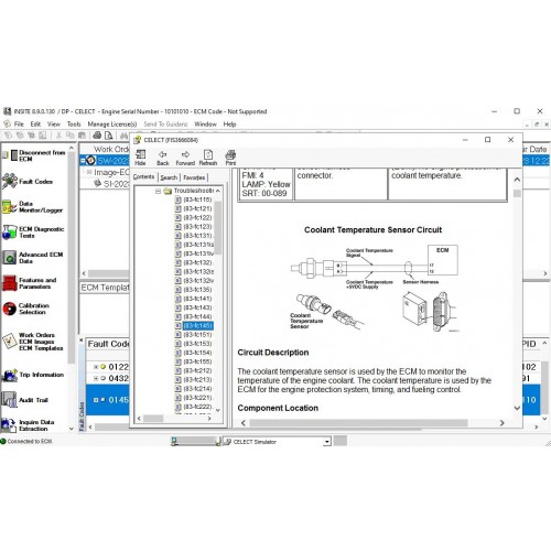 Cummins Insite 8.9 fleet count and diagnostic English only