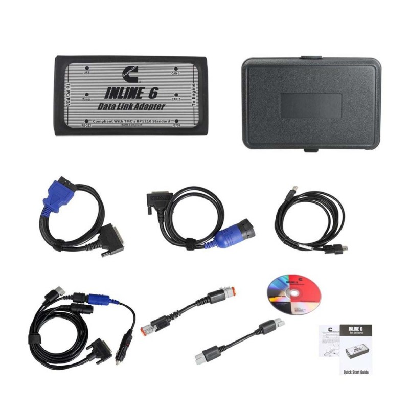 Best Quality Cummins INLINE 6 Data Link Adapter Cummins Diesel Truck Diagnostic Tool 