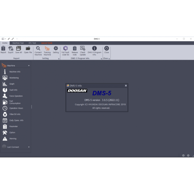 Doosan DMS-5 v3.1.0 Diagnostic Tool 2023.07