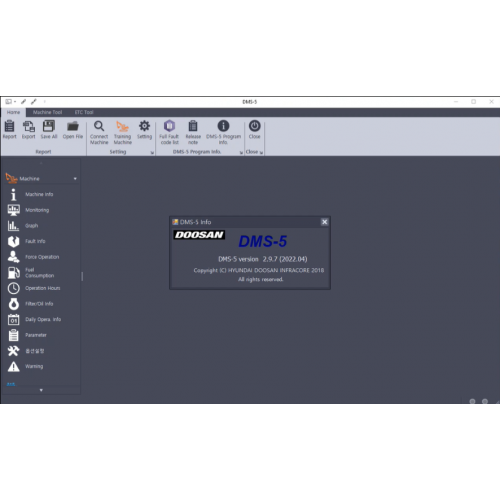 Doosan DMS-5 v3.1.0 Diagnostic Tool 2023.07