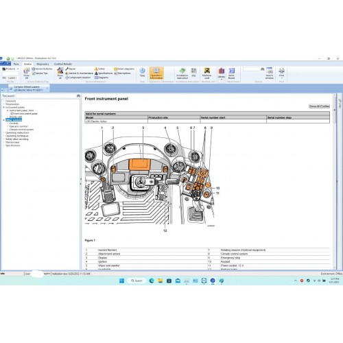 Volvo Construction Equipment Prosis Parts Catalog & Repair Manuals 2023